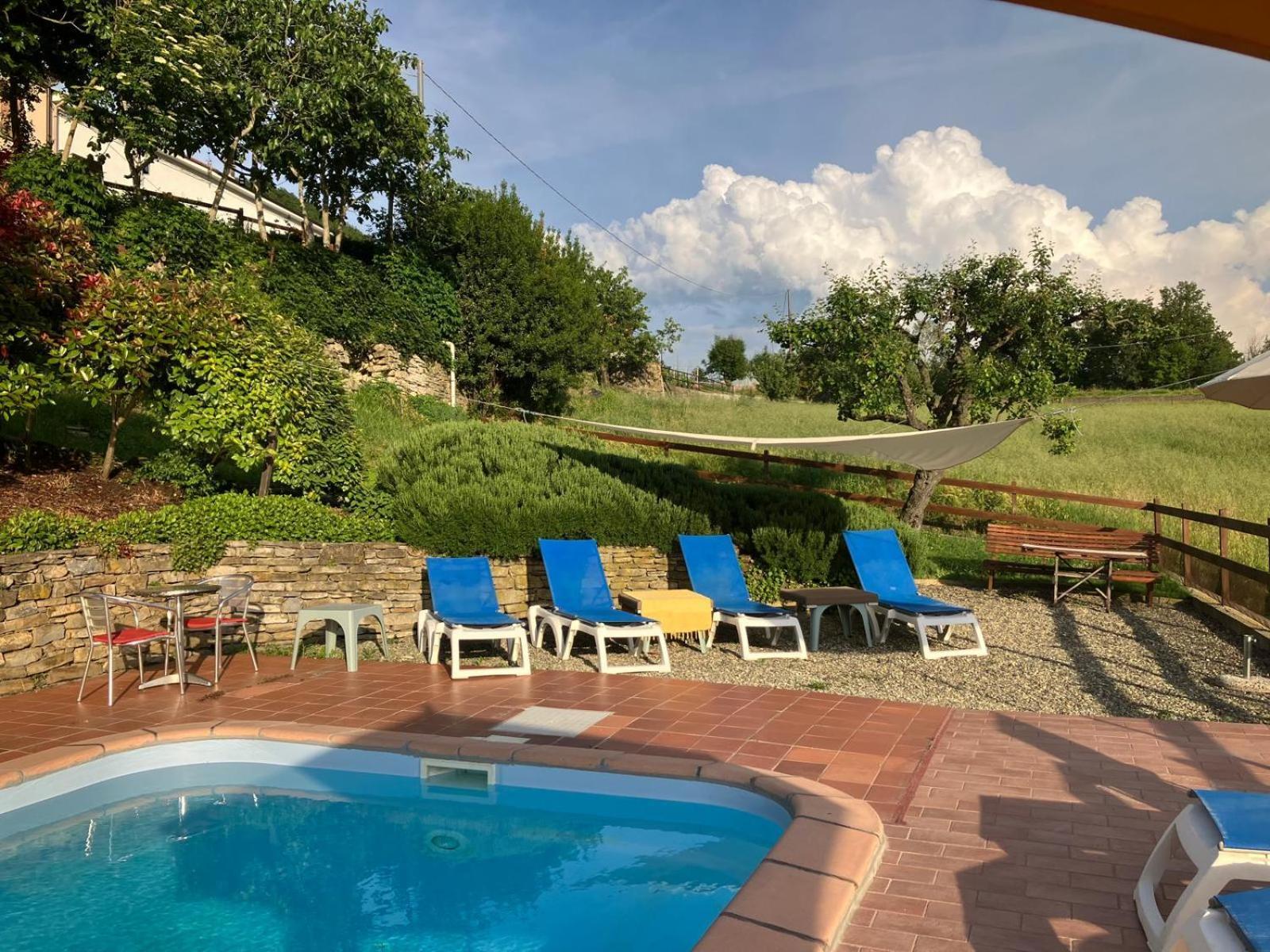 Casa Petra - Casa Tre Stelle - Casa Caneva - Ferien für 6-14 Personen Ponti Exterior foto
